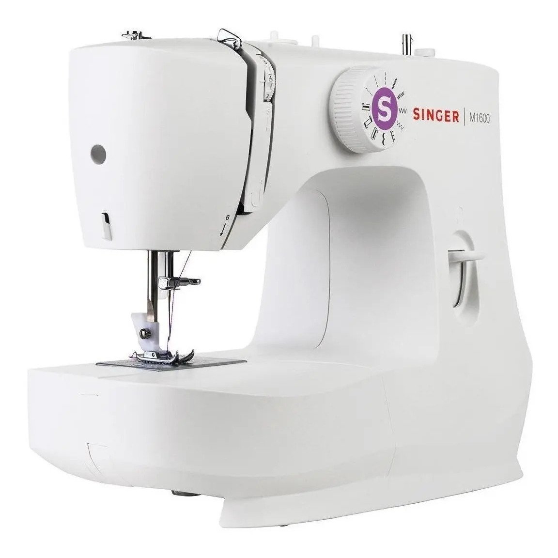 Máquina de Costura Singer M1605 Doméstica Portátil Branca - Imagem 2
